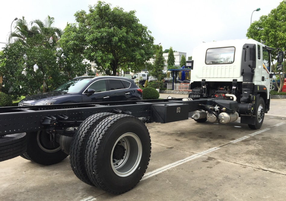 Đặc tính kỹ thuật xe nang dau cho may Thaco Auman C160