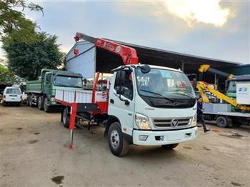 Xe tải cẩu 3 tấn - Thaco Ollin 120 tải chở cao, thùng dài dễ dàng luồn lách cung đường nhỏ hẹp